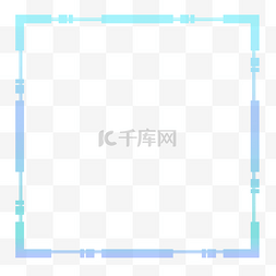 正方形蓝色渐变图片_蓝色渐变装饰正方形