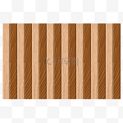 木质条纹木板插画