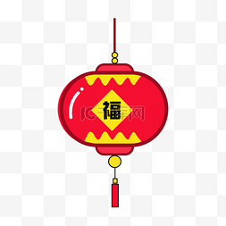 红色中国风中秋节图片_矢量新年灯笼装饰