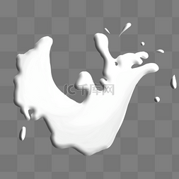 无菌牛奶图片_飞溅高钙的牛奶