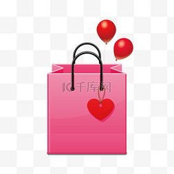 礼物气球装饰图片_情人节爱心礼物