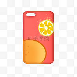 卡通柠檬柠檬图片_柠檬水果样式粉色手机壳