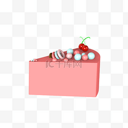 草莓味糖果图片_草莓味糖果小蛋糕