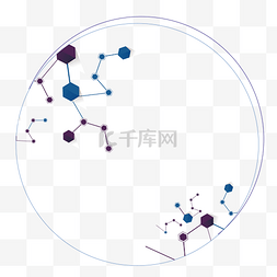 边框时尚花边边框图片_彩色时尚圆形边框