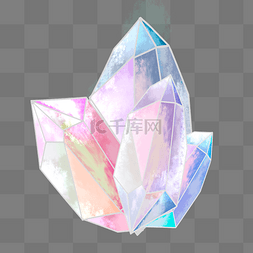 三角形图片_彩色几何宝石元素