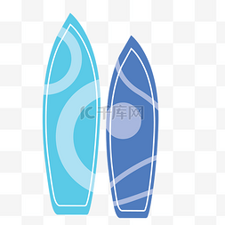 蓝色的滑板 