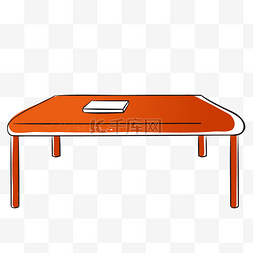 红色桌子图片_红色桌子 