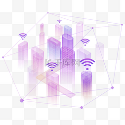 紫色创意大厦