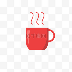彩色茶杯设计图标