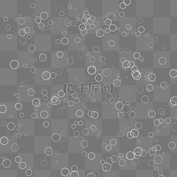 透明泡泡素材图片_铺满多个扁平化透明水泡泡矢量图