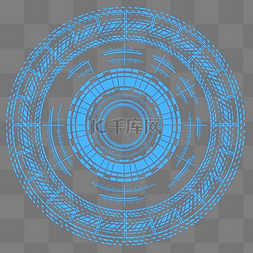 ar科技图标图片_蓝色科技元素图标高清图