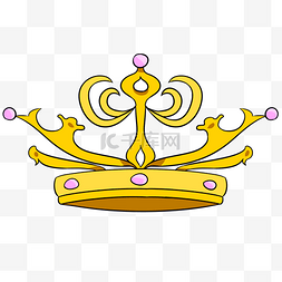 紫色的皇冠图片_金色皇冠装饰