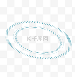 矢量互联网科技图片_圆环科技线条科技风边框