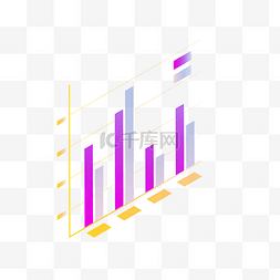 酷炫创意渐变数据报表PPT素材