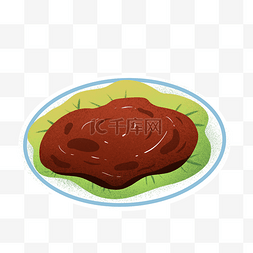 火锅食材卡通图片_肉泥食材卡通png素材