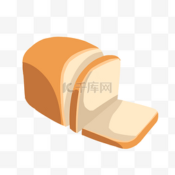 全麦消化饼图片_卡通美味面包插画