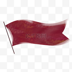 装饰彩旗挥舞的旗帜PNG图片