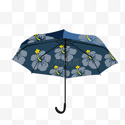 清明节雨伞png素材