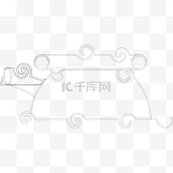 ai矢量框架装饰矢量图案