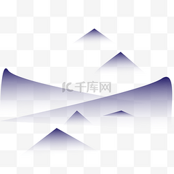 山水水墨矢量图图片_山水水墨矢量插画