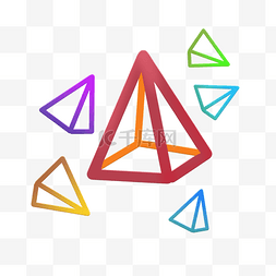 正三角形图片_边框三角素材