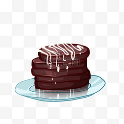蛋糕守护图片_漂亮的蛋糕手绘插画