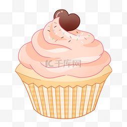粉色纸杯蛋糕图片_粉色纸杯蛋糕