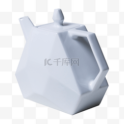 容器的水图片_白色倾斜茶壶元素