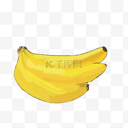 新鲜水果香蕉插画