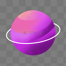 紫色的星球图片_可爱紫色星球行星