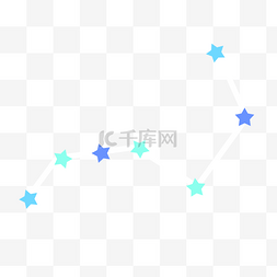 北斗七星图片_卡通北斗七星