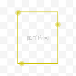 签到大气图片_金色闪耀框架