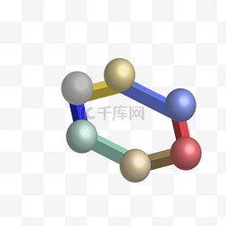 ppt信息环形图图片_商务矢量数据分析多变形图