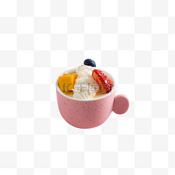 冰淇淋草莓图片_美味冰淇淋草莓蓝莓芒果 