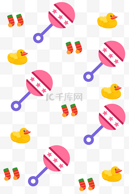 母婴手绘插画图片_手绘母婴袜子底纹