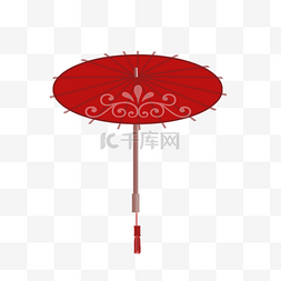 清明节雨伞png素材