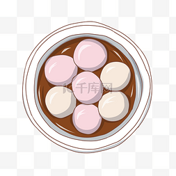 美味简约图片_古风寒衣节美食