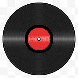 音乐logo图片_矢量黑胶碟