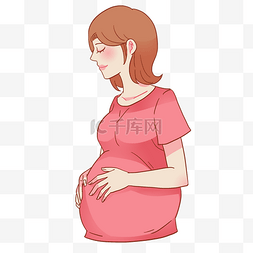孕妇及哺乳妇女图片_卡通孕妇矢量图下载