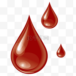 血两图片_国际红十字日红色血滴