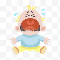 小婴儿哭图片_大哭的宝宝