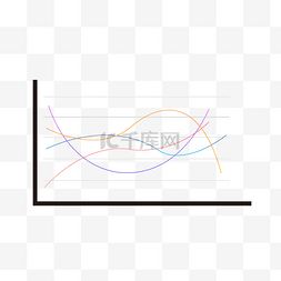 ppt图表顺序图片_简约风格PPT折线数据分析元素