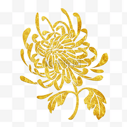花纹装饰图图片_中国风传统烫金鲜花花纹装饰图之