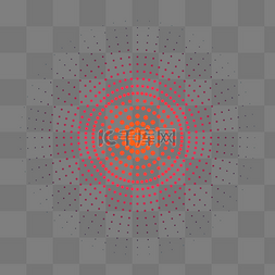 圆点逐渐变大图片_科技彩色密集渐变圆点元素