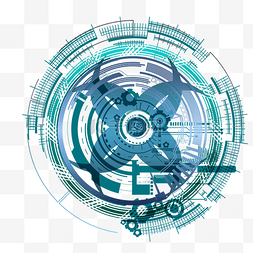 蓝色科技线条底纹图片_蓝色抽象创意科技元素