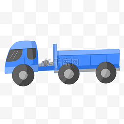 工程机械大卡车插画