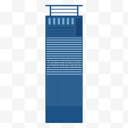 城市交通棋盘图片_矢量蓝色城市高楼建筑设计图
