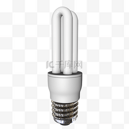 C4D仿真实物灯泡节能灯照明