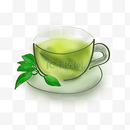 茶插图图片_白露手绘古风茶饮