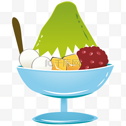 夏日多食物冰沙免抠图